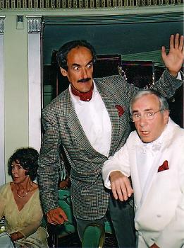Andrew Sachs and I at The Dorchester Hotel